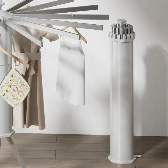 KiMy Homes Premium Aluminium Foldable Clothes Drying Stand with 12 Foldable Rods