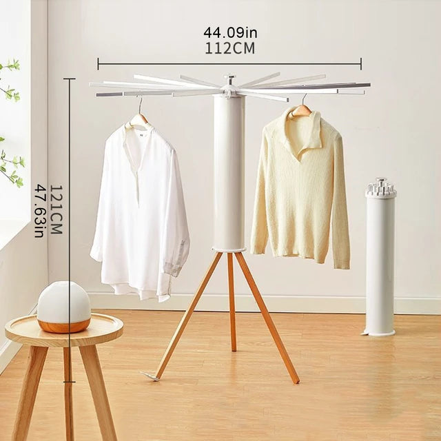 KiMy Homes Premium Aluminium Foldable Clothes Drying Stand with 12 Foldable Rods