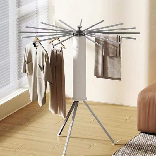 KiMy Homes Premium Aluminium Foldable Clothes Drying Stand with 12 Foldable Rods