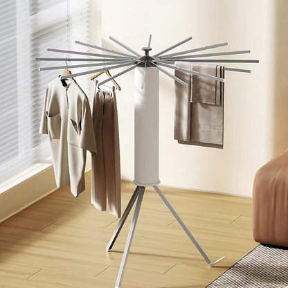 KiMy Homes Premium Aluminium Foldable Clothes Drying Stand with 16 Foldable Rods